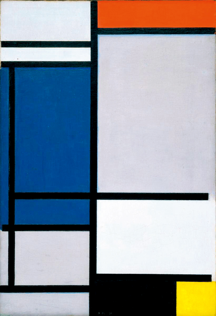  皮特·蒙德里安 Piet Mondrian ——色彩构成13